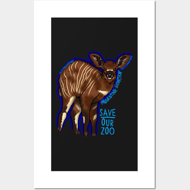 Day 25- Baby Eastern Bongo Wall Art by CelticDragoness